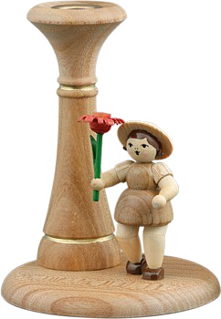Blumenkind mit Kerzenhalter Natur Blumenkind mit Kerzenhalter Natur