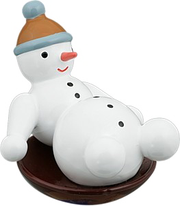 Schneemann Wokfahrer