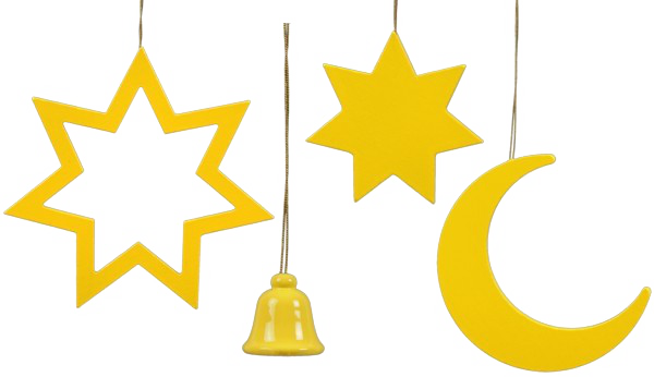 Weihnachtlicher Baumschmuck 4-teilig Weihnachtlicher Baumschmuck 4-teilig