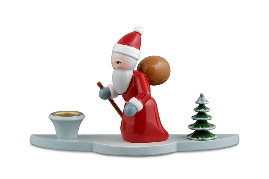 Kerzenhalter Weihnachtsmann
